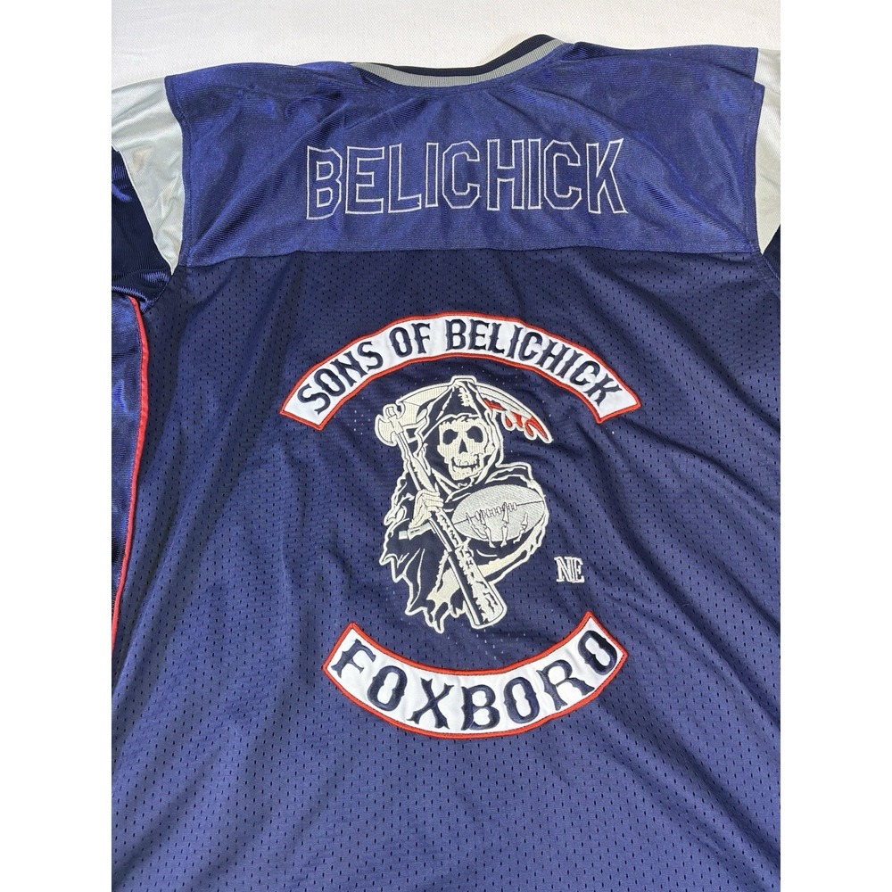 Sons of Belichick Jersey XL Men of‎ Mayhem Foxboro Football Reaper New England